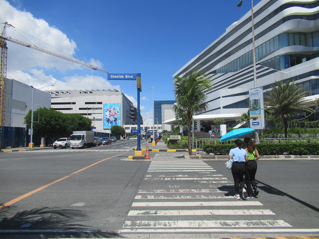 Seaside Boulevard and Conrad Manila in Bay City, Pasay — condos near Shore Residences and MOA